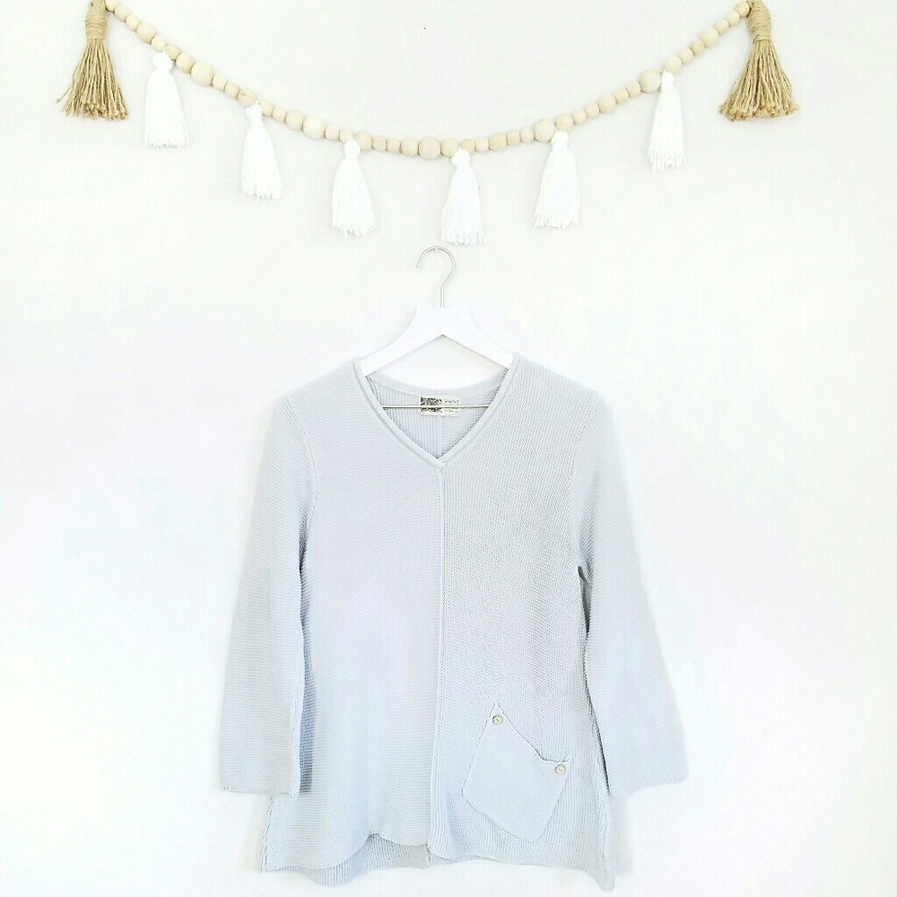 Habitat | Grey Swing Pocket Sweater | Cotton Small